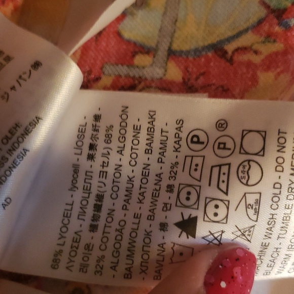 VINTAGE LEVIS PARROT BUTTON TOP men's unisex bird summer shirt retro - Picture 10 of 10